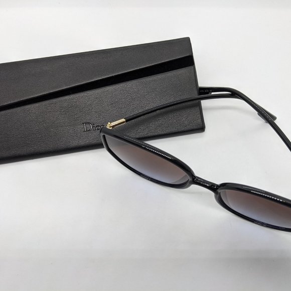 CHRISTIAN DIOR SoStellaire4 cat eye women's sunglasses -BLACK WITH CASE - Picture 9 of 15